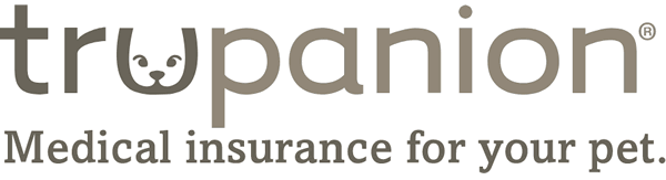 Trupanion logo with the tagline "Medical insurance for your pet," representing pet insurance services relevant to Acacia Pet Clinic's veterinary offerings.