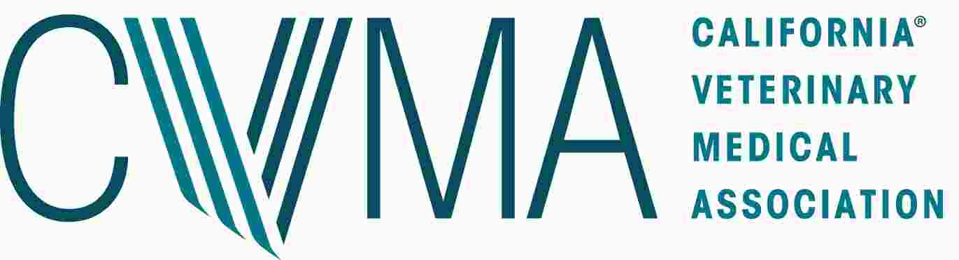 CVMA logo representing California Veterinary Medical Association, emphasizing veterinary care and professional standards relevant to Acacia Pet Clinic's surgical services.